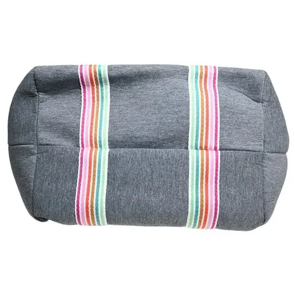 Wildfox Double Strap Jersey Tote Dark Grey NEW - Picture 4 of 9